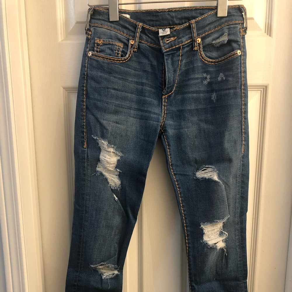 True Religion jeans.